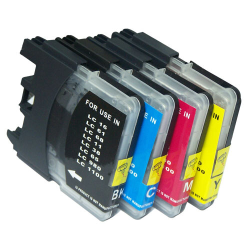 Inkjet cartridge compatible Brother LC 980 / LC 1100 black 15 ml