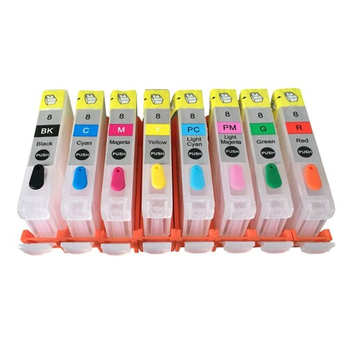 Inkjet cartridge compatible Canon CLI-8 - cyan s čipom 14 ml